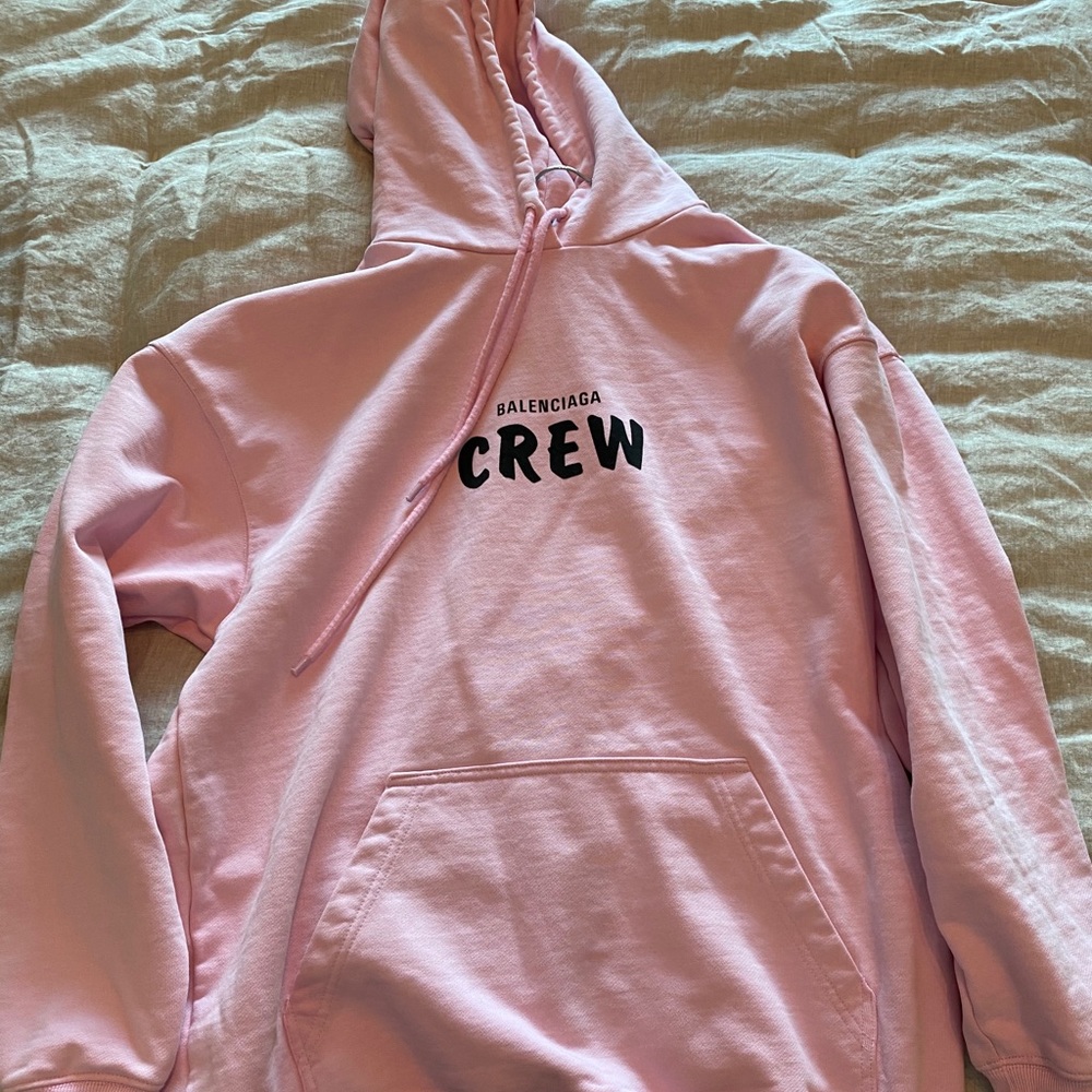 Balenciaga hoodie pink size S